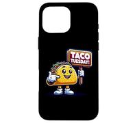 Taco Tuesday Mascot, Funny Mexican Food, Politics Case for iPhone 16 Pro Max