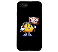 Taco Tuesday Mascot, Funny Mexican Food, Politics Case for iPhone SE (2020) / 7 / 8