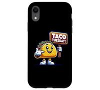 Taco Tuesday Mascot, Funny Mexican Food, Politics Case for iPhone XR