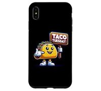 Taco Tuesday Mascot, Funny Mexican Food, Politics Case for iPhone XS Max