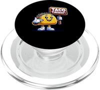 Taco Tuesday Mascot, Funny Mexican Food, Politics PopSockets PopGrip for MagSafe