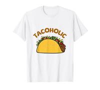 TACOHOLIC Funny Taco Lover Cinco De Mayo Mexican Food Tacos T-Shirt