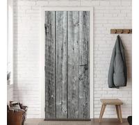 TACOKI 3D Wooden Board Door Stickers, Wooden Door Murals Stickers Peel and Stick Wall Art Mural Vinyl Self Adhesive Wallpaper Poster for Home Decor 88x200 cm v7627