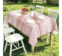 TACOKI Reed Tablecloth Rectangular 140x180 cm, 3D Printed Plant Wipeable Polyester Table Cover, Washable Decorative Table Cloth for Outdoor Party Birthday Small Dining Table 1381A