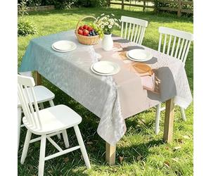 TACOKI Sea View Tablecloth Square 91x91 cm, 3D Printed Hawaii Small Wipeable Polyester Table Cover, Washable Decorative Table Cloth for Coffee Table, Side Table 551A