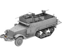 Tacom 1/16 USA M3/M3A1 Half Truck 2 in 1 Plastic Model TKOAHHQ-010 (Tank)
