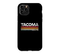 Tacoma Washington Retro Stripes Vintage City Design Case for iPhone 11 Pro