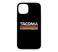 Tacoma Washington Retro Stripes Vintage City Design Case for iPhone 13