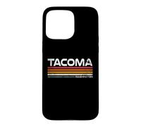 Tacoma Washington Retro Stripes Vintage City Design Case for iPhone 15 Pro Max