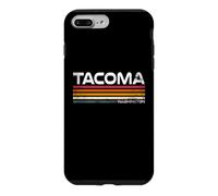 Tacoma Washington Retro Stripes Vintage City Design Case for iPhone 7 Plus/8 Plus