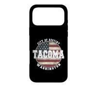 Tacoma Washington, Vintage American flag Case for iPhone 17 Pro Max