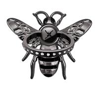 TACOMEGE Bee Cell Phone Ring Holder Gift for Girls Women, Crystal Finger Ring Kickstand Compatible with Smartphone, Tablet, E-Reader (Black)