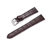 Taconey 16-22mm Bamboo Grain Leather Watch Strap, Quick Release Classic Design Universal Replacement