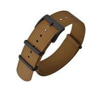 Taconey 16-24 mm One-Piece Woven Nylon Strap, Waterproof Replacement, Quick Release, Adjustable, Outdoor Sports and Durable