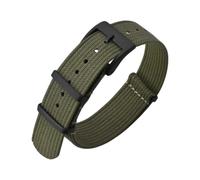 Taconey 16-24 mm One-Piece Woven Nylon Strap, Waterproof Replacement, Quick Release, Adjustable, Outdoor Sports and Durable