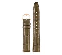 Taconey Bamboo Knot Pattern Leather Watch Strap, Universal Replacement Band, 16/18mm,Elephant Grey-Rg,16mm