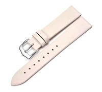 Taconey Thin Calfskin Leather Watch Strap, Vintage Handmade Waterproof Universal Replacement Band,Off-White,12mm