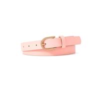 Taconey Women's Pu Belt With a Metal Pin Buckle, Simple Dress Belt,Pink,2.4X106cm