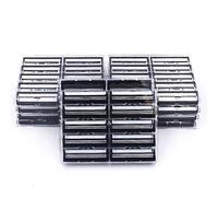 Taconic Shave 100 Twin Blade Razor Cartridges With Lubricating Strip - Compatible With All Gillette Trac 2, G2, G II, Contour, Vector And Gillette Atra Razor Handles - Made In The Usa