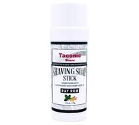 Taconic Shave Bay Rum Shaving Soap Stick With Antioxidant-Rich Hemp Seed Oil 2.5 Oz./71G