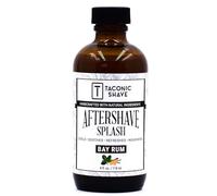 Taconic Shave Natural Aftershave Splash 4oz. - Bay Rum - Skin Cooling, Refreshing and Moisturizing After-Shave Liquid Formula with All-Natural Ingredients - Artisan Made in the USA