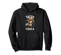 Tacos and Tequila Funny Mexican Food Lover Fiesta Gift Pullover Hoodie