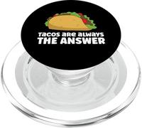 Tacos Are Always The Answer Love Tacos PopSockets PopGrip for MagSafe
