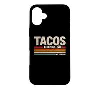 Tacos CDMX Al Pastor Vintage Mexico Design Case for iPhone 16 Plus