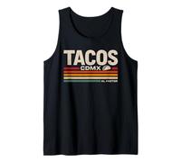 Tacos CDMX Al Pastor Vintage Mexico Design Tank Top