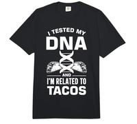 Tacos DNA Test Genetic Testing Crispr Microbiology Comfort Colors Adult Heavyweight T-Shirt