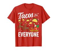 Tacos for everyone Christmas Taco Funny Xmas Santa T-Shirt
