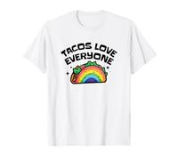 Tacos Love Everyone Rainbow Pride Cute LGBTQ Foodie T-Shirt