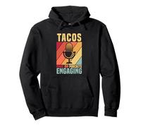 Tacos Make My Podcasts Engaging Funny Podcaster Pullover Hoodie
