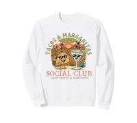 tacos & margaritas social club chip dippin' sippin' Mexican Sweatshirt