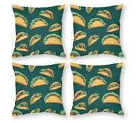Tacos Mexico Cozy Polyester Pillowcase