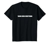 Tacos Over Everything T-Shirt, Kids, Black, 8 Years