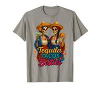 Tacos Tequila and Besties Margarita Girls Trip Cinco De Mayo T-Shirt