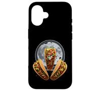 Tacos under the terrestrial moon for taco lovers and foodies Case for iPhone 16