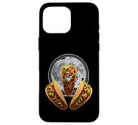 Tacos under the terrestrial moon for taco lovers and foodies Case for iPhone 16 Pro Max