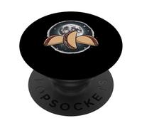Tacos under the terrestrial moon for taco lovers and foodies PopSockets Adhesive PopGrip