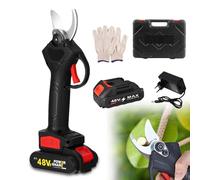 TacSaw Power Shears, Upgraded Electric Pruning Shears Cordless Power Pruner, 1.2" Cutting Diameter Branch Cutter for Gardening, Trees, Yard, Lawn, Through Every Cut with Ease (1Pcs Batteries, 24V)