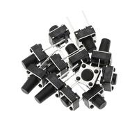 Tact Push Button Switch 12V Copper 2PIN DIP2 SMD(6X6X10MM,20PCS)