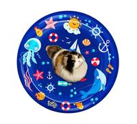 TACT SENSORITORY WATER FOR CATS, MAD WATER SENSOR FOR CATS, SENSORY WATER MAT FOR PET - Feel Good Comfortable, Indoor Entertainment, Interactive Cat Toys