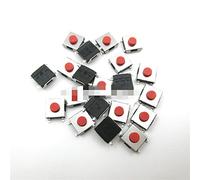 tact Switch， 100PCS/LOT 663.1 Mm SMD Switch 4 Pin Touch Micro Push Button Switches Red Tact