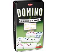 Tactic 53913 Double 6 Learn Popular Table Classic Game for Friends (US IMPORT)
