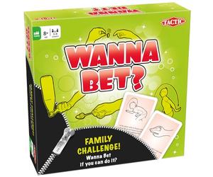 Tactic 54017 Wanna Party Challenge-A Task-Setting Game with a Difference-Bet on Who Can Do What,Blue