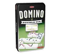Tactic Games Double 6 Dominoes X 28 Tiles In Tin - Brand New And Sealed
