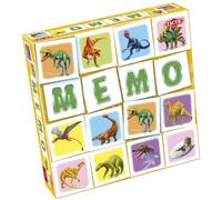 Tactic 55802 Match MEMO Board Family Easy to Play Childrens Well Made Pairs Dinosaur Fun | Memory Game for Kids Ages 3+, Multi