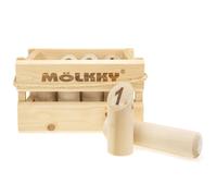 Tactic Mölkky Original- Wooden Molkky Garden Game for Kids, Outdoor Play Set