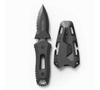 TACTICA | K.220 Search & Rescue Knife | Compact | Sharp Tip | Black One Size